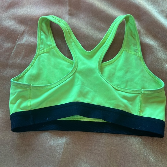 Neon Nike Dry Fit Swoosh Sports Bra NWOT - Picture 3 of 3